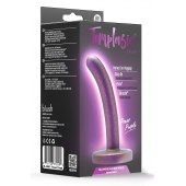 Фиолетовая насадка с гладкой поверхностью Surrender 4.75 Inch Beginner Pegging Dildo - 12 см. - Blush Novelties - купить с доставкой в Липецке