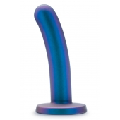 Синяя насадка с гладкой поверхностью Surrender 5.75 Inch Intermediate Pegging Dildo - 14,6 см. - Blush Novelties - купить с доставкой в Липецке