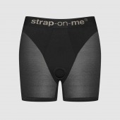 Трусики-шорты для фиксации насадок Strap-on-me Harness Lingerie Halo - size S - Strap-on-me - купить с доставкой в Липецке