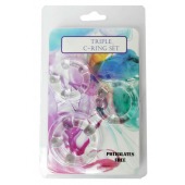 Набор из 3 эрекционных прозрачных колец - Boys of Toys - в Липецке купить с доставкой