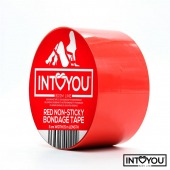 Красный скотч для фиксации Non-Sticky Bondage Tape - 15 м. - Intoyou - купить с доставкой в Липецке