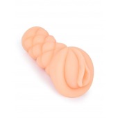 Телесный мастурбатор-вагина с вибропулей и эрекционными кольцами в комплекте - Sexy Girl - в Липецке купить с доставкой