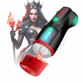 Интерактивный мастурбатор Raven с вакуумом, вибрацией и подсветкой - Shots Media BV - в Липецке купить с доставкой