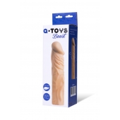 Насадка с ярко выраженной головкой и рельефным стволом - 19 см. - A-toys - в Липецке купить с доставкой