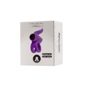 Эрекционное кольцо с подхватом мошонки и стимуляцией клитора Bullet Lastic Ring - Adrien Lastic - в Липецке купить с доставкой