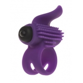 Эрекционное кольцо с подхватом мошонки и стимуляцией клитора Bullet Lastic Ring - Adrien Lastic - в Липецке купить с доставкой