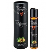 Массажное масло с ароматом экзотических фруктов Huile de Massage Gourmande Fruits Exotiques - 59 мл. - Plaisir Secret - купить с доставкой в Липецке