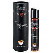 Массажное масло с ароматом крем брюле Huile de Massage Gourmande Creme Brulée - 59 мл. - Plaisir Secret - купить с доставкой в Липецке