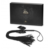 Чёрная плётка Lilly Whip Bijoux - Bijoux Indiscrets - купить с доставкой в Липецке