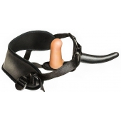 Женский страпон с вагинальной пробкой Woman Strap - 12 см. - LOVETOY (А-Полимер) - купить с доставкой в Липецке