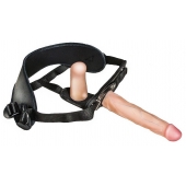 Женский страпон с вагинальной пробкой Woman Strap - 18 см. - LOVETOY (А-Полимер) - купить с доставкой в Липецке
