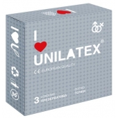 Презервативы с точками Unilatex Dotted - 3 шт. - Unilatex - купить с доставкой в Липецке
