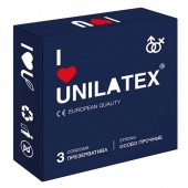 Ультрапрочные презервативы Unilatex Extra Strong - 3 шт. - Unilatex - купить с доставкой в Липецке
