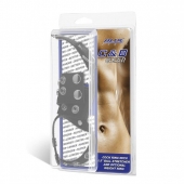 Утяжка на пенис и мошонку Cock Ring With 1.5  Ball Stretcher And Optional Weight Ring - BlueLine - купить с доставкой в Липецке