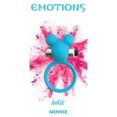 Голубое эрекционное виброколечко Emotions Minnie Breeze - Lola Games - в Липецке купить с доставкой