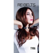 Чёрный кожаный чокер-кляп Tyra Black - Rebelts - купить с доставкой в Липецке