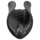 Чёрный мастурбатор Vibrating Silicone Stimulator с вибрацией - Pipedream - в Липецке купить с доставкой
