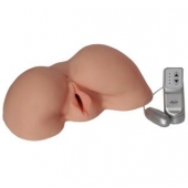 Телесная вибровагина из киберкожи с выносным пультом - LOVETOY (А-Полимер) - в Липецке купить с доставкой