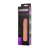 Насадка-удлинитель Extension sleeve телесного цвета - 18,5 см. - Sitabella - в Липецке купить с доставкой