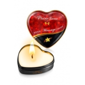 Массажная свеча с ароматом ванили Bougie Massage Candle - 35 мл. - Plaisir Secret - купить с доставкой в Липецке
