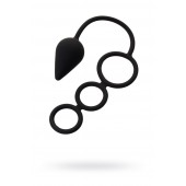 Тройное эрекционное кольцо с анальным хвостом Drop M-size - Erotist Adult Toys - в Липецке купить с доставкой