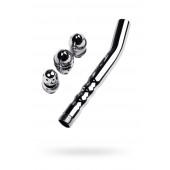 Металлический анальный душ с тремя насадками - ToyFa - купить с доставкой в Липецке