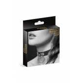 Узенький ошейник из полиуретана с кольцом - Bijoux Pour Toi - купить с доставкой в Липецке