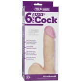 Ультра реалистичная насадка Vac-U-Lock  6  ULTRASKYN Cock - 17,3 см. - Doc Johnson - купить с доставкой в Липецке
