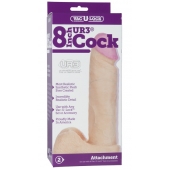 Ультрареалистичная насадка для трусиков Vac-U-Lock 8  ULTRASKYN Cock - 20,57 см. - Doc Johnson - купить с доставкой в Липецке