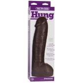 Большая насадка для трусиков Vac-U-Lock Realistic Hung - 31,7 см. - Doc Johnson - купить с доставкой в Липецке