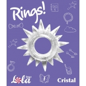 Прозрачное эрекционное кольцо Rings Cristal - Lola Games - в Липецке купить с доставкой