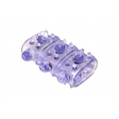 Фиолетовая насадка на пенис Rings Armour - Lola Games - в Липецке купить с доставкой