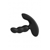 Черный силиконовый стимулятор простаты Levett Nitoc с пультом ДУ - Levett - в Липецке купить с доставкой