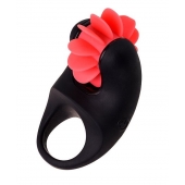 Чёрно-красное эрекционное виброкольцо Erotist - Erotist Adult Toys - в Липецке купить с доставкой