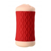 Двухсторонний мастурбатор JOS  NADIN в красном цилиндре - JOS - в Липецке купить с доставкой