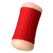 Двухсторонний мастурбатор JOS  NADIN в красном цилиндре - JOS - в Липецке купить с доставкой