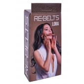 Кляп-трензель Lora с металлическими кольцами - Rebelts - купить с доставкой в Липецке