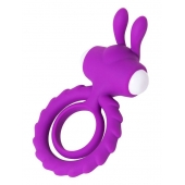 Фиолетовое эрекционное кольцо на пенис JOS  GOOD BUNNY - JOS - в Липецке купить с доставкой