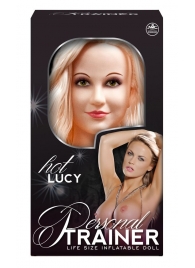 Надувная кукла с вибрацией и 2 любовными отверстиями Hot Lucy Lifesize Love Doll - NMC - в Липецке купить с доставкой