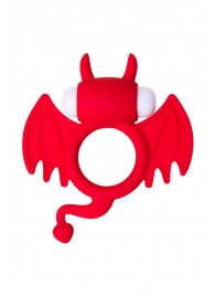 Красное эрекционное кольцо на пенис JOS COCKY DEVIL - JOS - в Липецке купить с доставкой