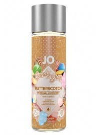 Смазка на водной основе Candy Shop Butterscotch с ароматом ирисок - 60 мл. - System JO - купить с доставкой в Липецке