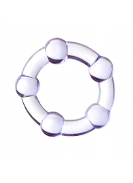 Фиолетовое эрекционное кольцо A-Toys - A-toys - в Липецке купить с доставкой