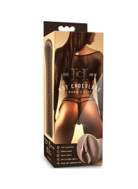 Коричневый мастубратор-вагина Nicole s Kitty - Blush Novelties - в Липецке купить с доставкой