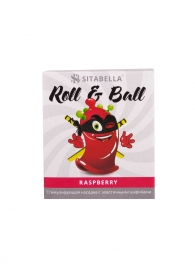 Стимулирующий презерватив-насадка Roll   Ball Raspberry - Sitabella - купить с доставкой в Липецке