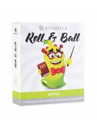 Стимулирующий презерватив-насадка Roll   Ball Apple - Sitabella - купить с доставкой в Липецке