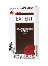 Гладкие презервативы Expert  Классическая опера  - 12 шт. - Expert - купить с доставкой в Липецке