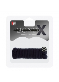 Чёрная веревка для связывания BONDX LOVE ROPE - 5 м. - Dream Toys - купить с доставкой в Липецке