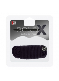 Черная веревка для связывания BONDX LOVE ROPE - 10 м. - Dream Toys - купить с доставкой в Липецке