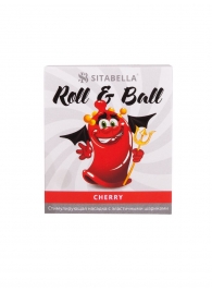 Стимулирующий презерватив-насадка Roll   Ball Cherry - Sitabella - купить с доставкой в Липецке