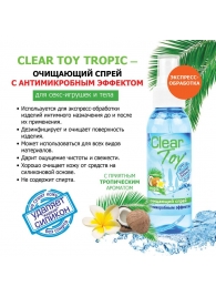 Очищающий спрей для игрушек CLEAR TOY Tropic - 100 мл. - Биоритм - купить с доставкой в Липецке